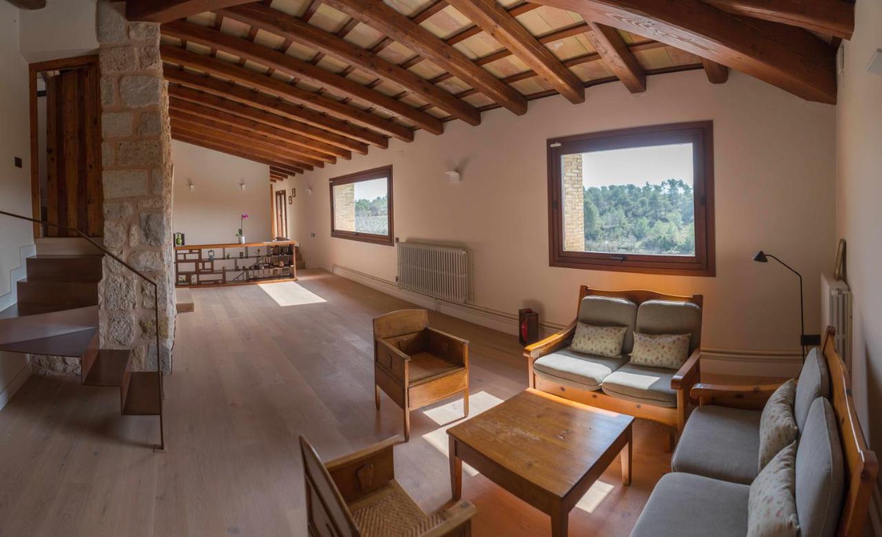 Casa Rural Masia Les Apieres El Pla de Manlleu Eksteriør billede
