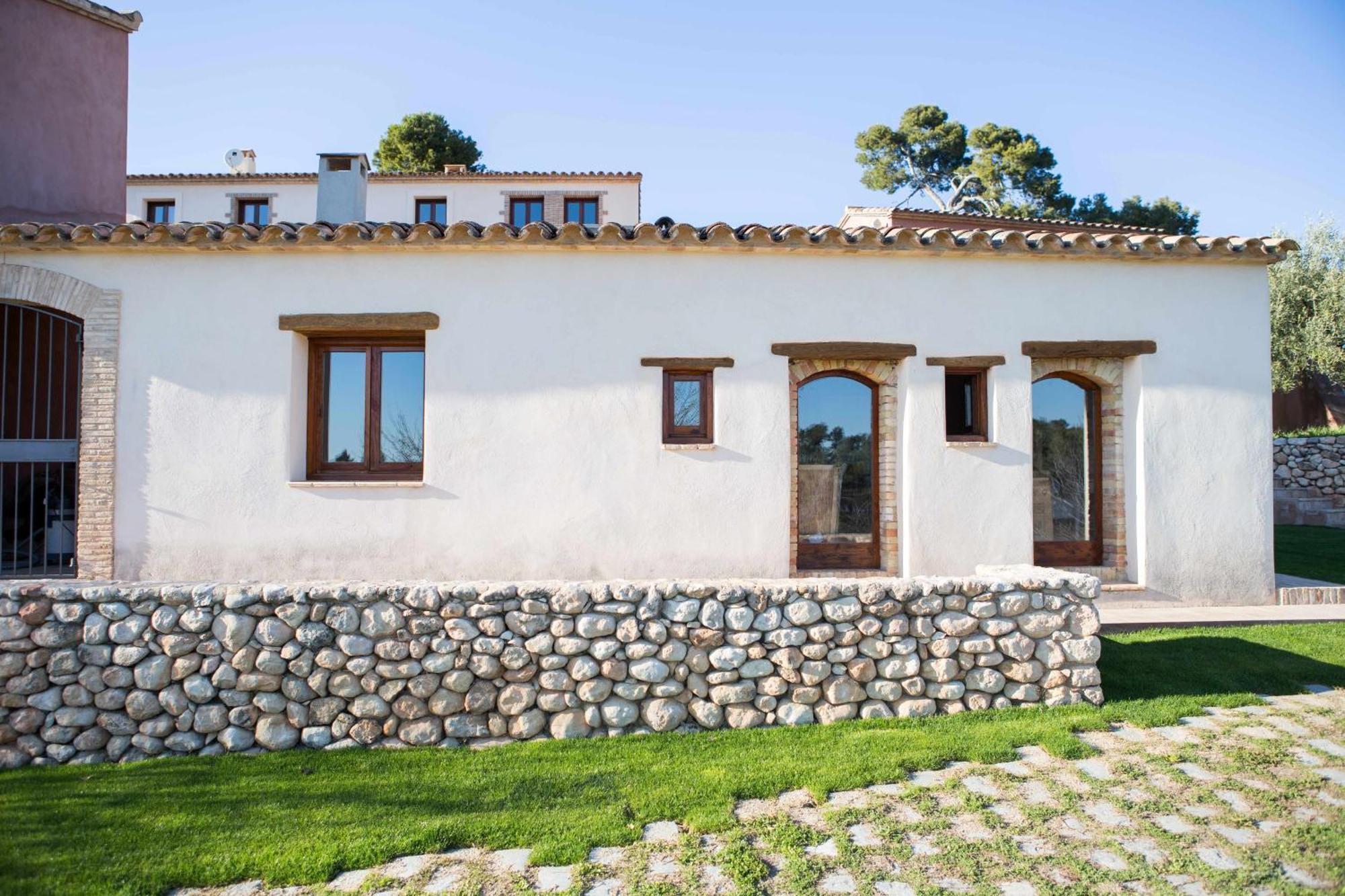 Casa Rural Masia Les Apieres El Pla de Manlleu Eksteriør billede